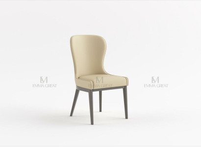 Dining Room 1x Chair Real Chairs Seat Upholstery Lehn Designer Leather Armchair Modern